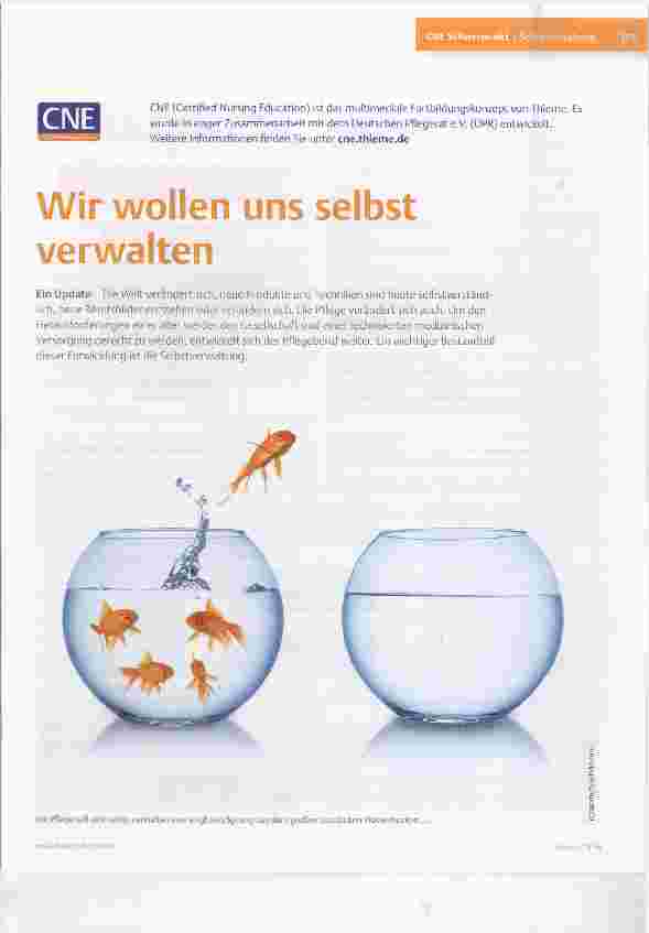 Vorschauseite 1: Wir wollen uns selbst verwalten