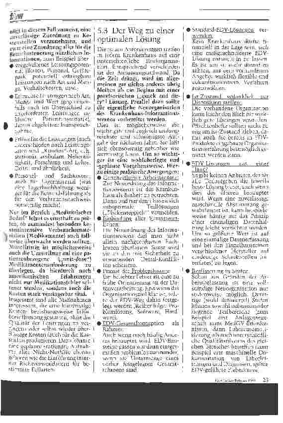 Vorschauseite 5: Betriebliche Aufzeichnungen und neue BPflV 4. Teil: Folgerungen für Organisation und Datenverarbeitung