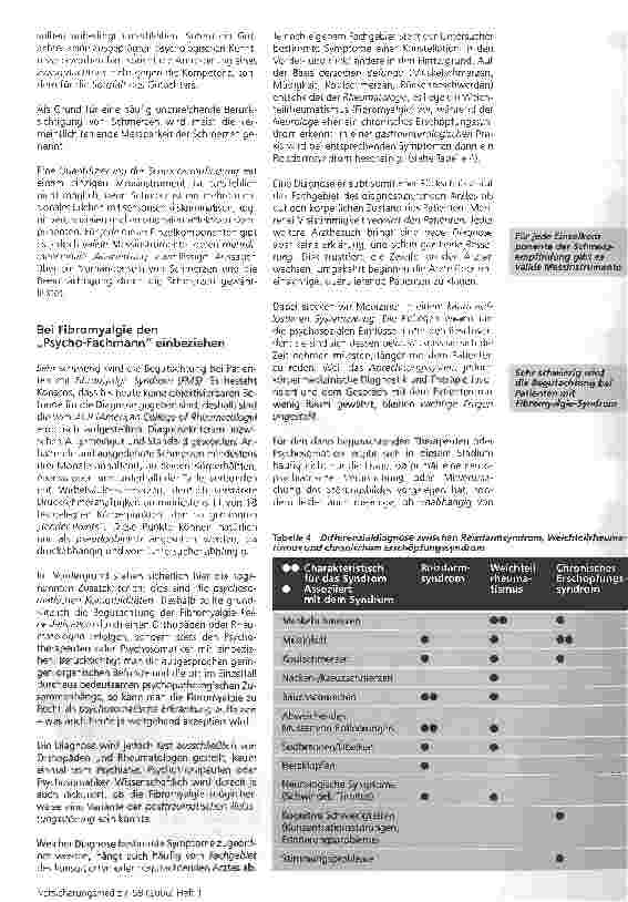 Vorschauseite 4: Der chronische Rückenschmerz und seine Begutachtung (II)