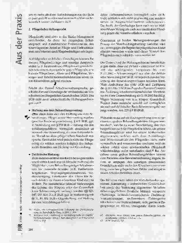 Vorschauseite 3: Juristisches Risiko-Management in der Pflege