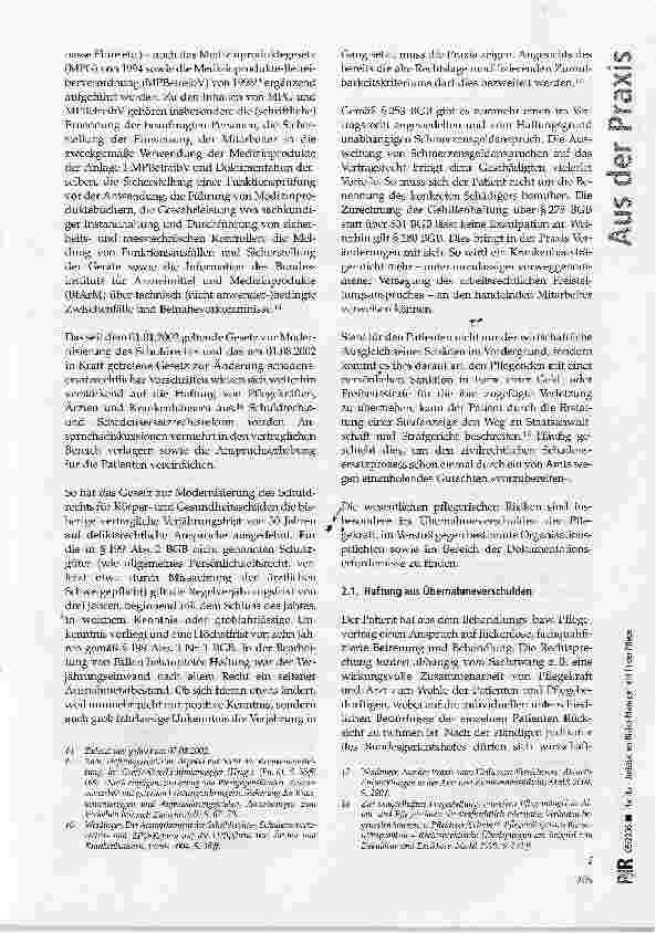 Vorschauseite 4: Juristisches Risiko-Management in der Pflege