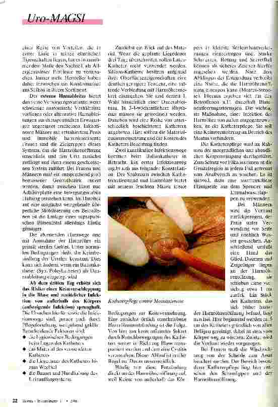 Vorschauseite 2: Harnableitung - Aspekte urologischer Pflege Teil II: Externe, instrumentelle und percutane Ableitung