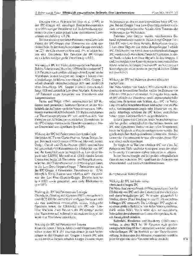 Vorschauseite 4: Thromboseprophylaktischer Effekt intermittierend komprimierender, pneumatischer Strümpfe (IPC): Eine systematische Literaturanalyse