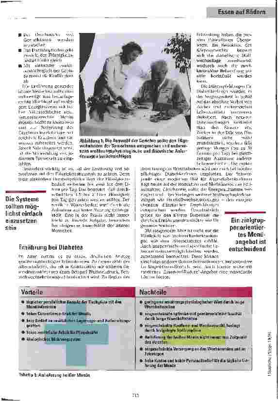Vorschauseite 2: Ein moderner Baustein Häuslicher Pflege Systeme für Essen auf Rädern