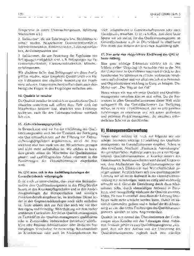Vorschauseite 6: Neue Entwicklungen im Qualitätsmanagement