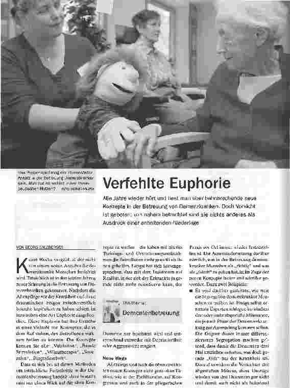 Vorschauseite 1: Verfehlte Euphorie