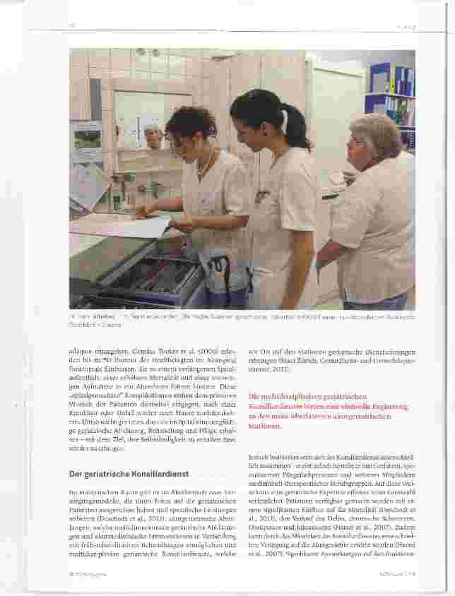 Vorschauseite 2: Die Advanced Practice Nurse (APN) in einem geriatrischen Konsiliardienst