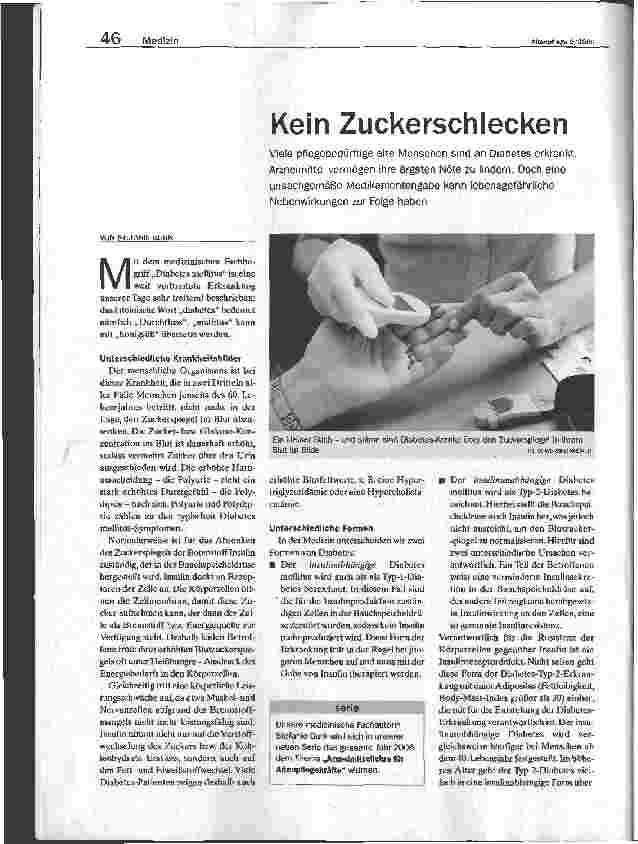 Vorschauseite 1: Kein Zuckerschlecken