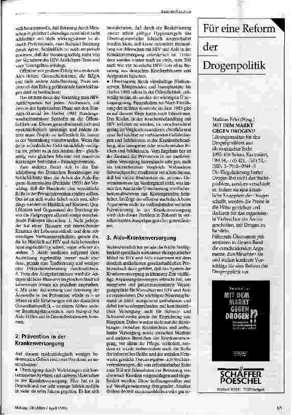 Vorschauseite 5: Aids-Politik in Deutschland Zwischenbilanz und Perspektiven