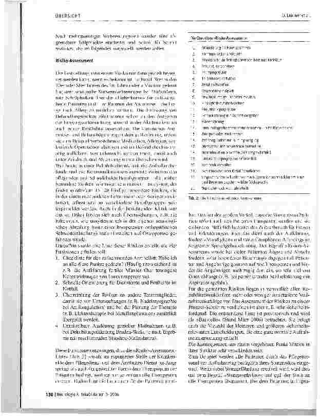 Vorschauseite 3: Patientensicherheit in der neurologischen Rehabilitationsklinik - Erfahrungen und Strukturvorschläge