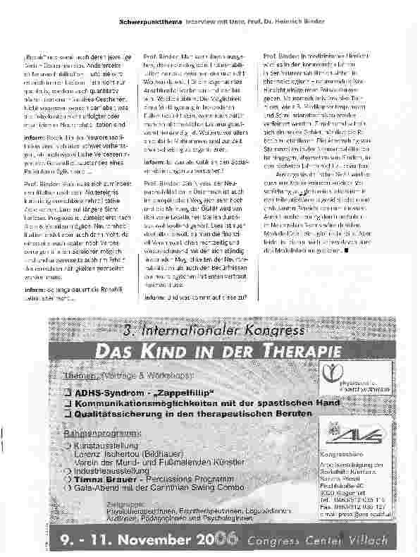 Vorschauseite 2: Neurorehabilitation -eine zukunftsträchtige Qualitätsmarke