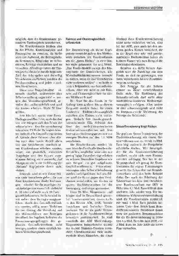 Vorschauseite 2: Hartz IV in der Gesundheitspolitik