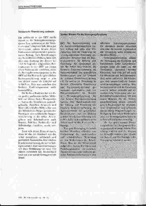 Vorschauseite 3: Hartz IV in der Gesundheitspolitik