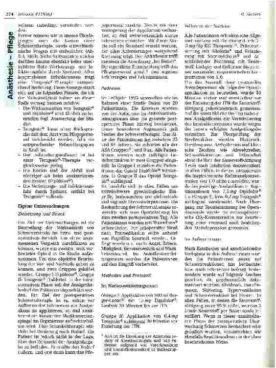 Vorschauseite 3: Die perioperative Patientenbetreuung durch das Anästhesie-Pflegepersonal unter besonderer Berücksichtigung der Schmerztherapie