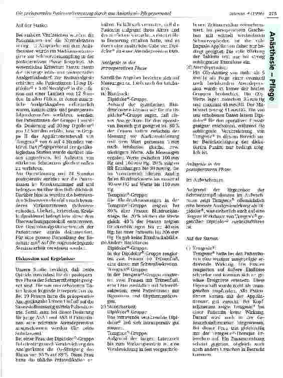 Vorschauseite 4: Die perioperative Patientenbetreuung durch das Anästhesie-Pflegepersonal unter besonderer Berücksichtigung der Schmerztherapie