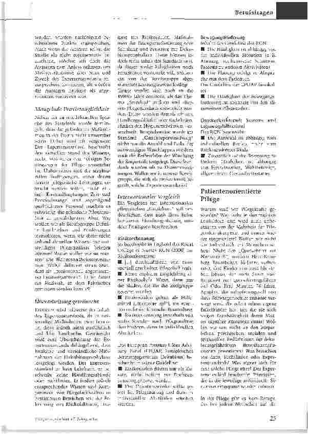 Vorschauseite 2: In der Pflege gibt es keine Rezepte