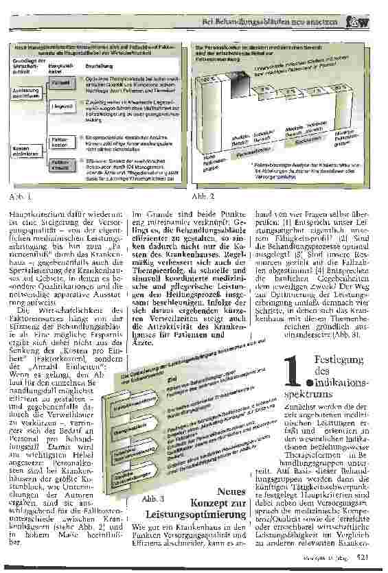 Vorschauseite 2: Bei Behandlungsabläufen neu ansetzen Optimierte Leistungserbringung im Krankenhaus