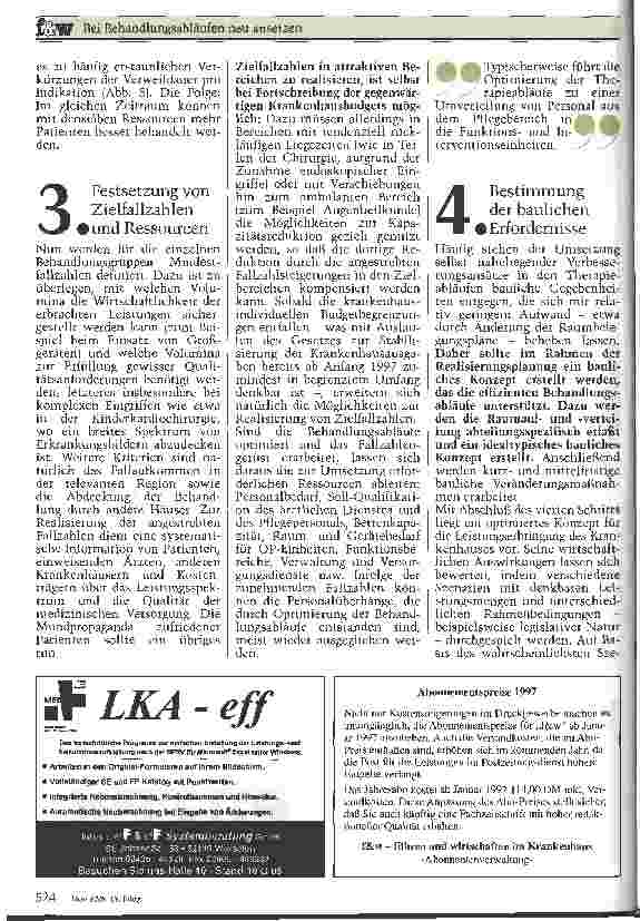 Vorschauseite 4: Bei Behandlungsabläufen neu ansetzen Optimierte Leistungserbringung im Krankenhaus