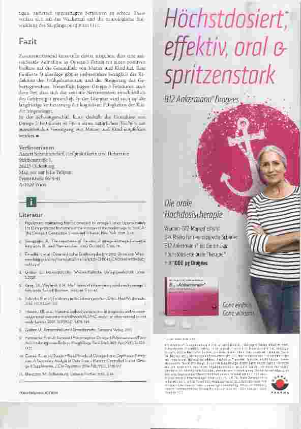 Vorschauseite 4: Omega-3-Fettsäuren in der Schwangerschaft