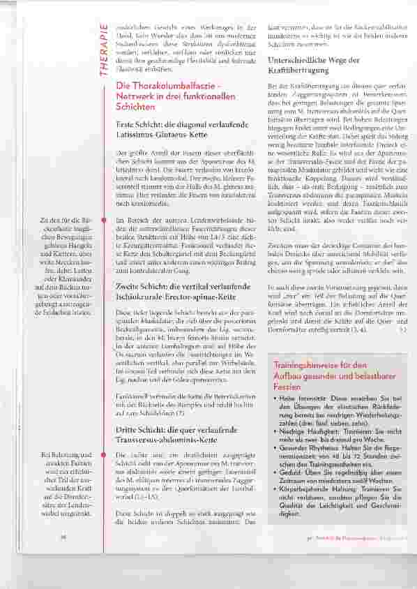 Vorschauseite 3: Update zur Thorakolumbalfaszie