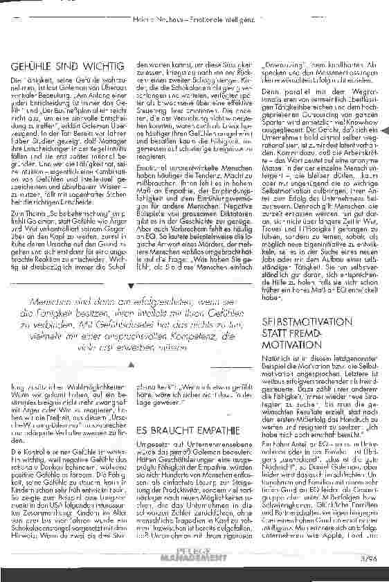 Vorschauseite 2: Emotionale Intelligenz Vom intelligenten Umgang mit Gefühlen