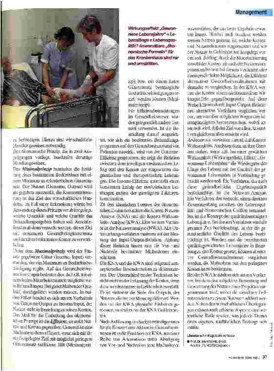 Vorschauseite 2: Ökonomisierung des Gesundheitswesens