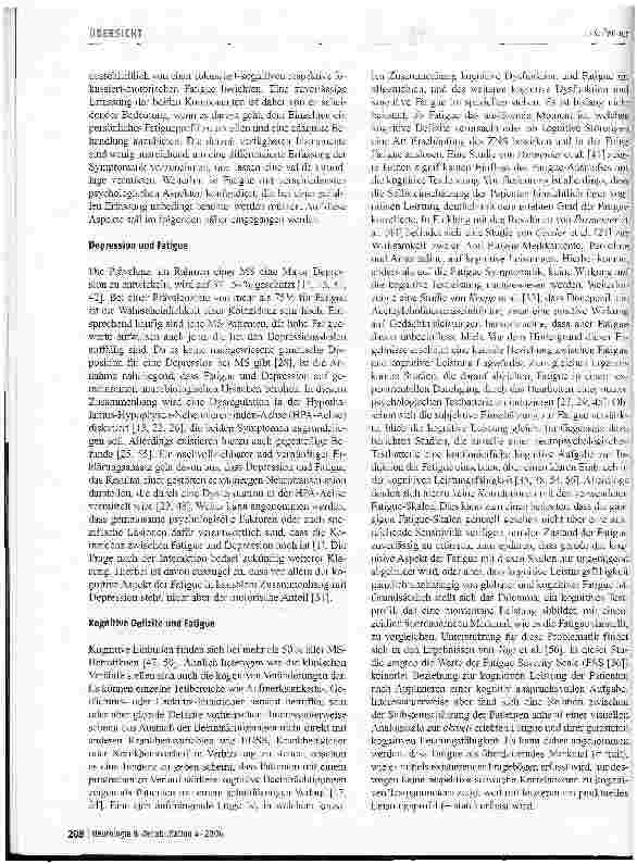 Vorschauseite 2: Psychologische Aspekte der Fatigue