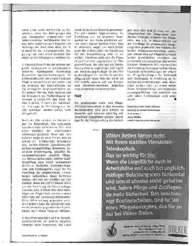Vorschauseite 5: Pflegesatzverhandlungen unter die Lupe genommen