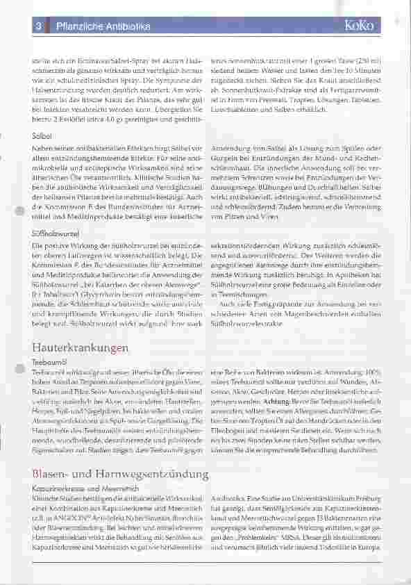 Vorschauseite 3: Pflanzliche Antibiotika