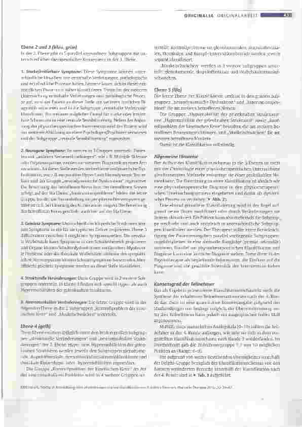 Vorschauseite 5: Entwicklung einer physiotherapeutischen Klassifikation von Schulterschmerzen