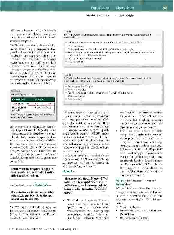 Vorschauseite 4: Präoperative Evaluation des kardiopulmonalen Risikopatienten
