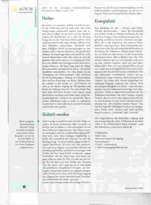 Vorschauseite 3: Einige Aspekte des Qigong Säule und Quelle der Chinesischen Medizin