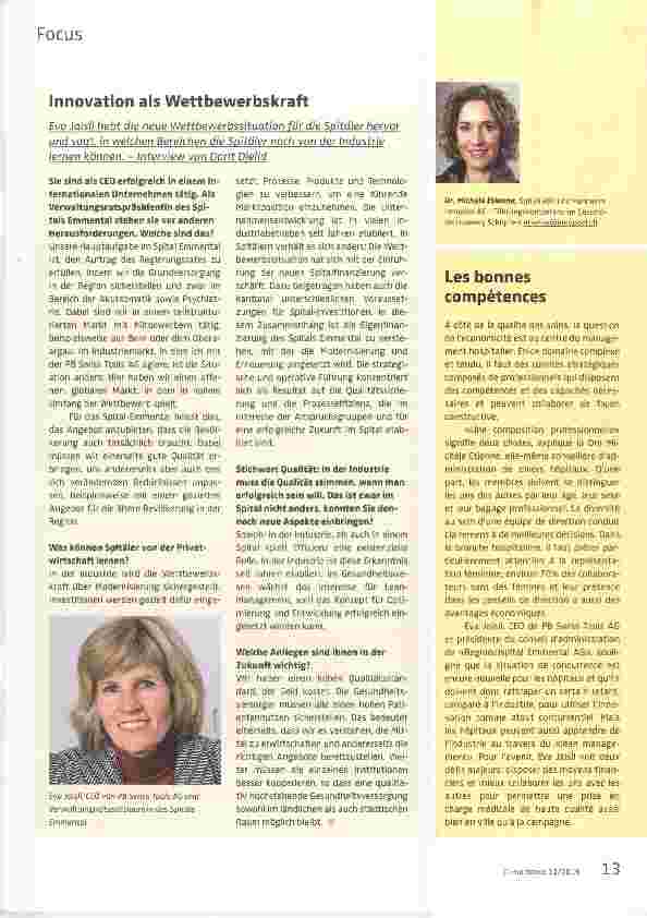 Vorschauseite 1: Innovation als Wettbewerbskraft