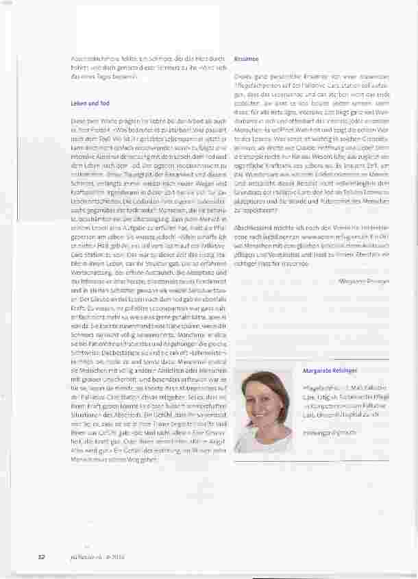 Vorschauseite 2: In Trauer als Pflegeperson in Trauer auf einer Palliative-Care-Station