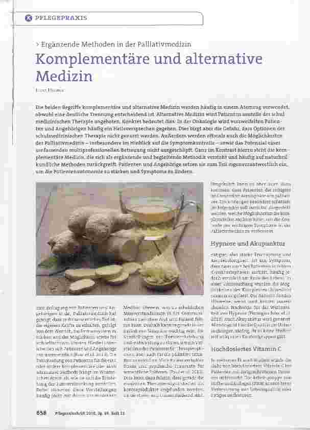 Vorschauseite 1: Komplementäre und alternative Medizin