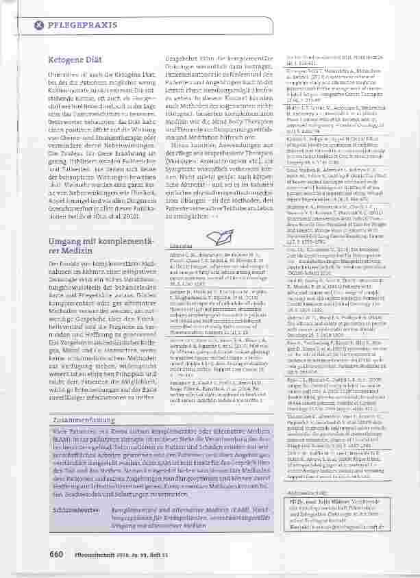 Vorschauseite 3: Komplementäre und alternative Medizin