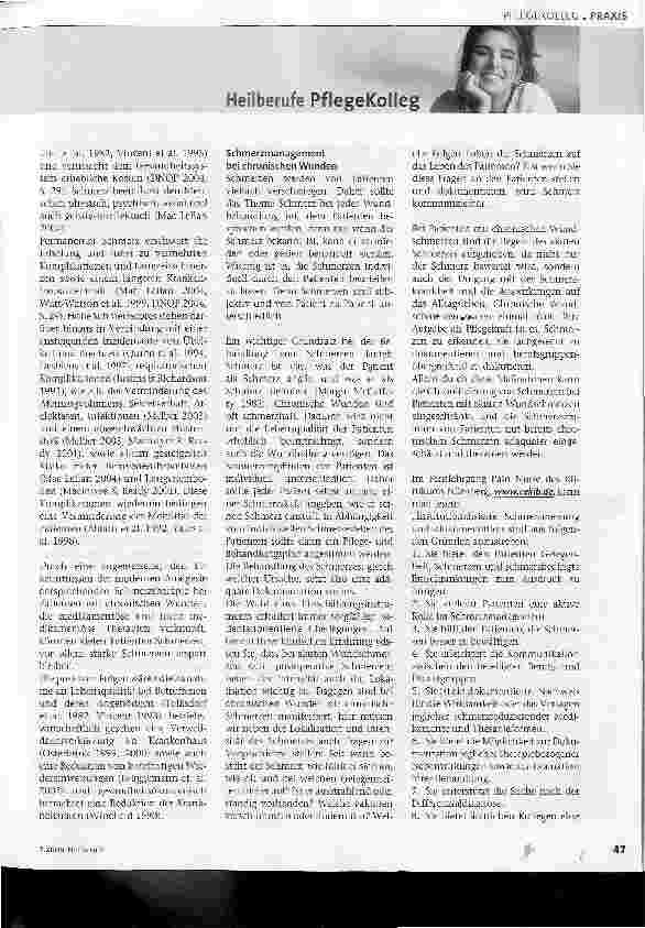 Vorschauseite 2: 1. Teil Pflege bei Wundschmerz Schmerzen und Wunden behandeln