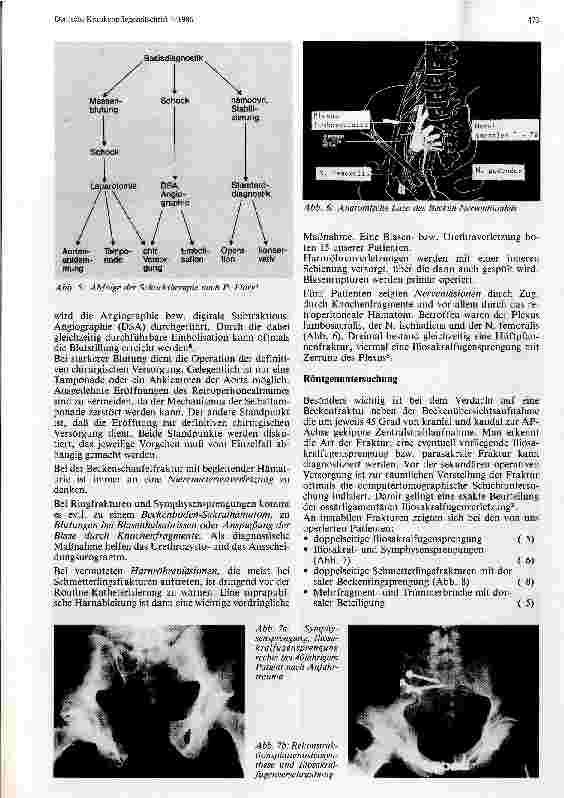 Vorschauseite 3: Instabile Beckenfrakturen Diagnose, Therapie und Komplikationen