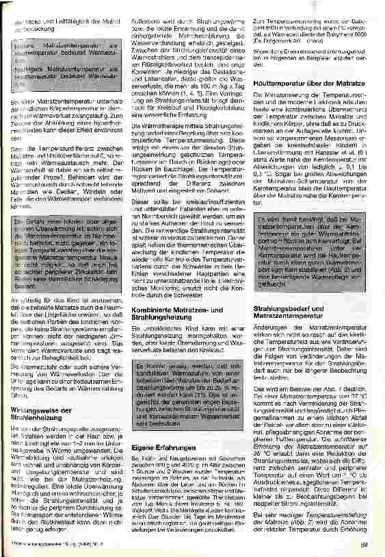 Vorschauseite 2: Wärmepflege im Wärmebett mit beheizter Gel-Matratze