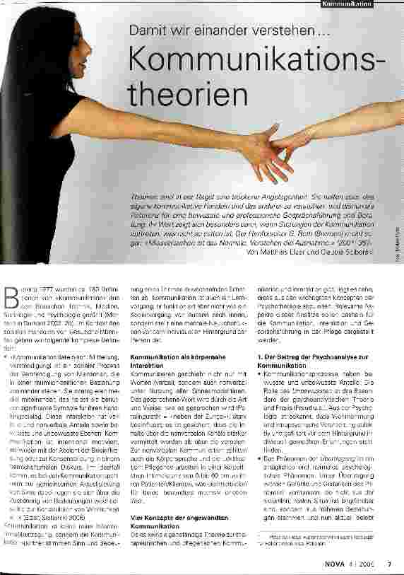 Vorschauseite 1: Damit wir einander verstehen ...Kommunikations theorien