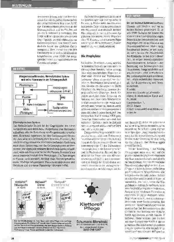 Vorschauseite 3: Das System der Blutgerinnung