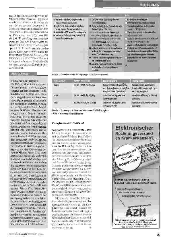 Vorschauseite 4: Das System der Blutgerinnung