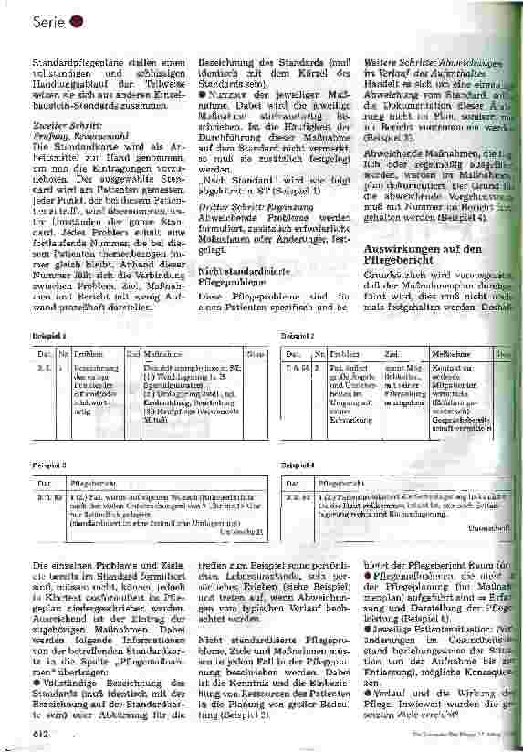 Vorschauseite 3: Richtlinien für den Umgang mit Pflegestandards