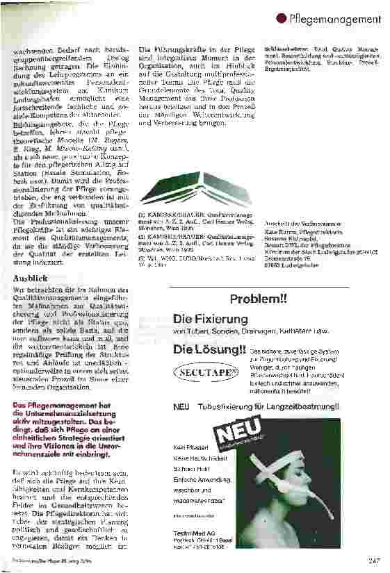 Vorschauseite 5: Professionalisierung und Qualitätsentwicklung - am Klinikum der Stadt Ludwigshafen gGmbH, 2. Teil