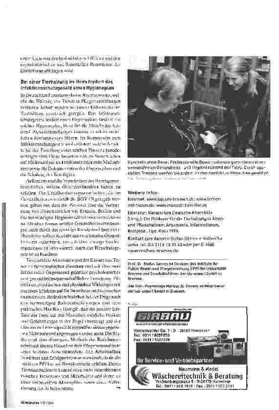 Vorschauseite 4: Der Aufwand ist gering - die Wirkung groß
