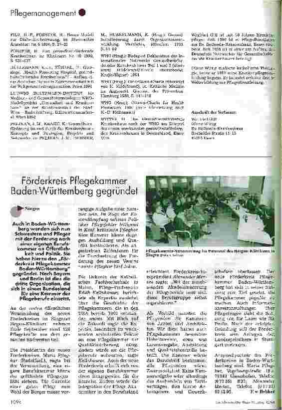 Vorschauseite 6: Das Gesundheitsfördernde Krankenhaus