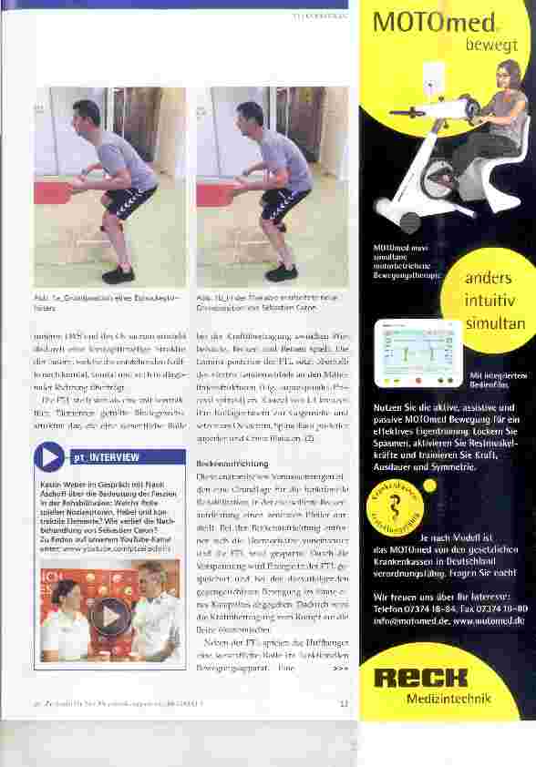 Vorschauseite 2: Rehabilitation eines Eishockeytorhüters