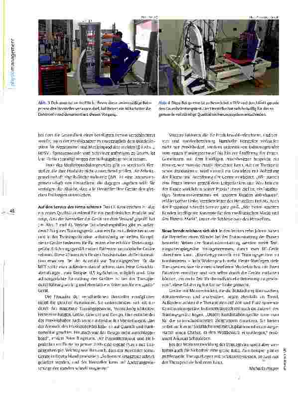 Vorschauseite 3: Prüfverfahren für TherapiegeräteTechnik im Test