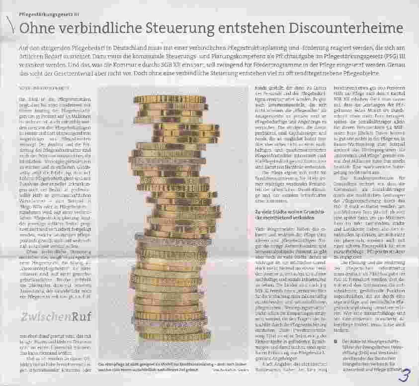 Vorschauseite 1: Ohne verbindliche Steuerung entstehen Discounterheime