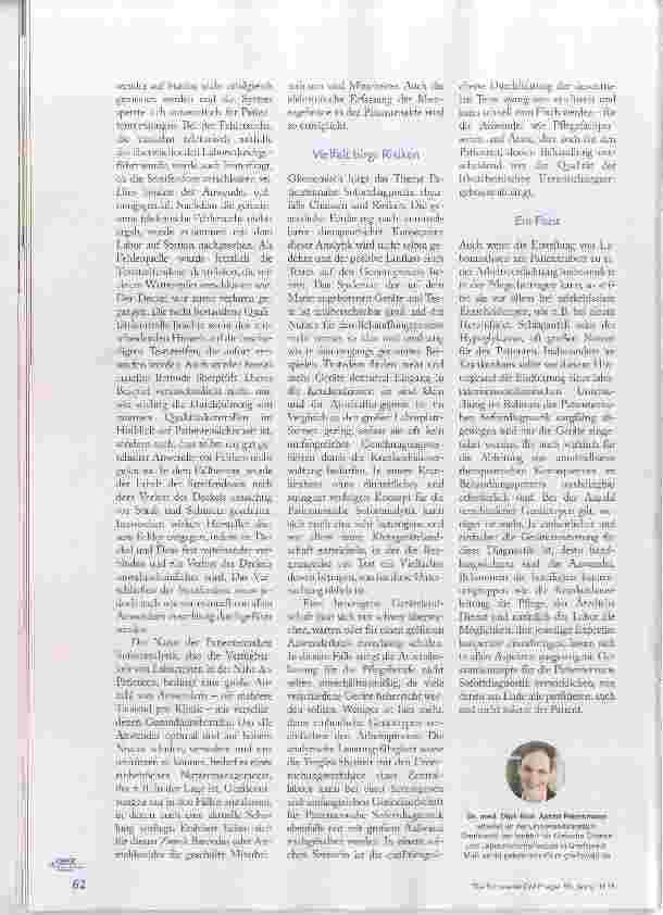 Vorschauseite 3: Patientennahe Sofortdiagnostik ist weniger mehr?